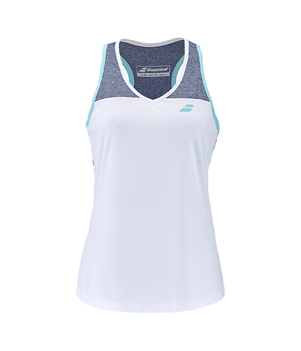 Babolat Play Tank Top White/Gray Women's T-shirt 2024