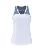 Camiseta Babolat Play Tank Top Women Blanco/Gris