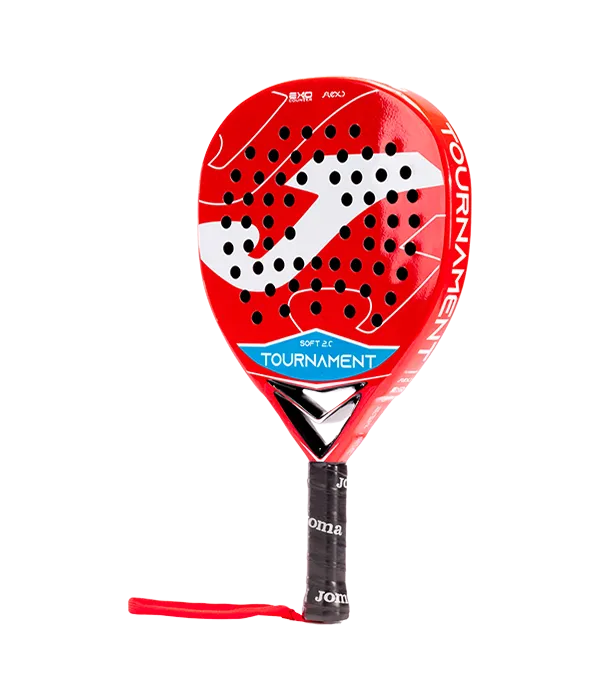 Pala Joma Tournament Soft Rojo/Blanco 2025