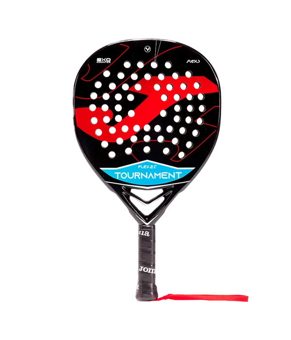 Pala Joma Tournament Flex Negro/Rojo 2025