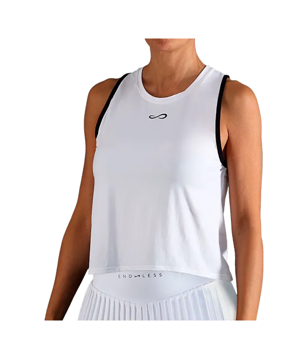 T-Shirt Endless Court Weiß