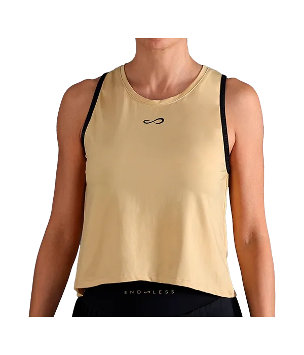 Camiseta Endless Court Dorado