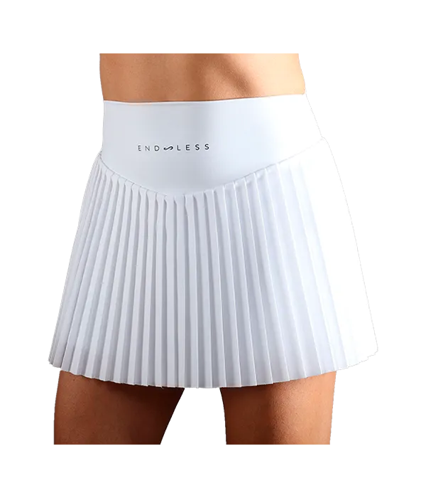 Jupe Endless Court Blanc