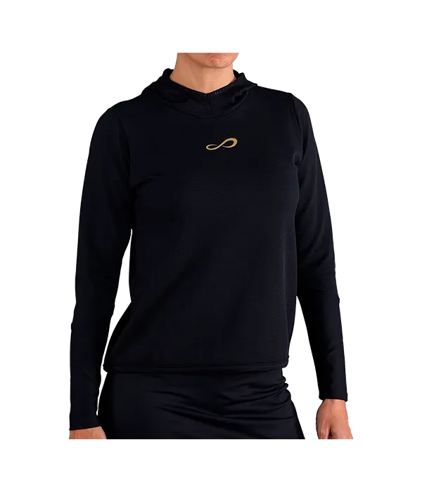 Sudadera Endless Breath Line  Negro
