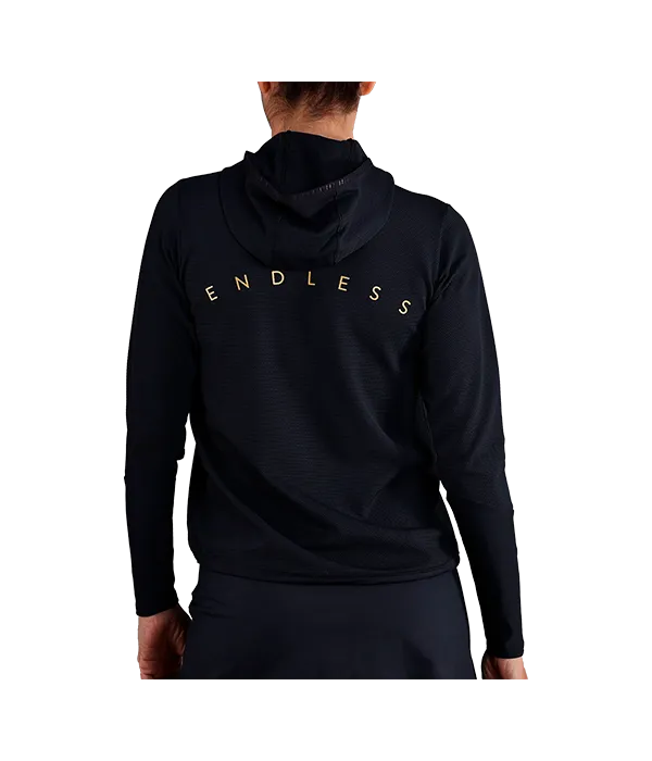 Moletom Endless Linha de Respiração  Preto