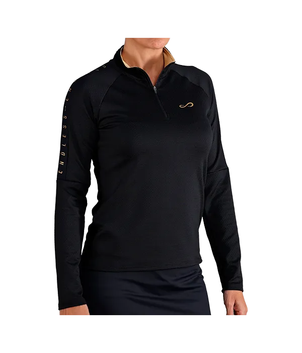 Sudadera Endless Kirsh II-Negro/ Dorado
