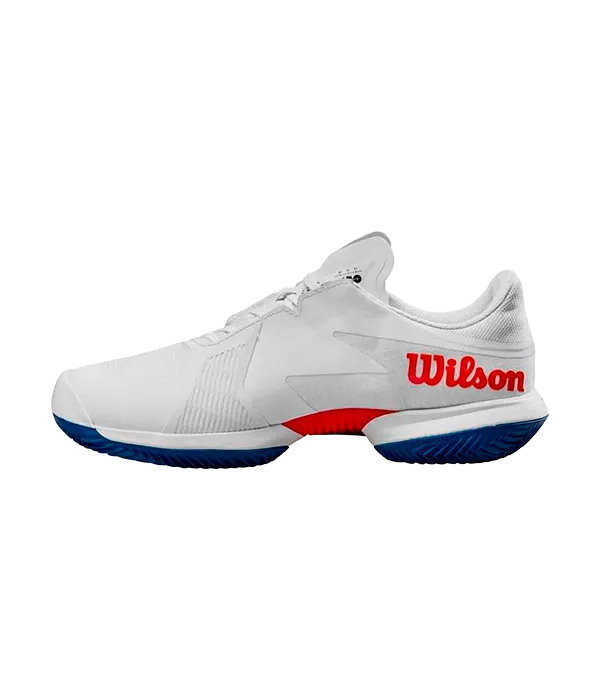 Sapatilhas de padel Wilson Caos Swift 1.5 Clay Branco/D V Azul/Wilson Red