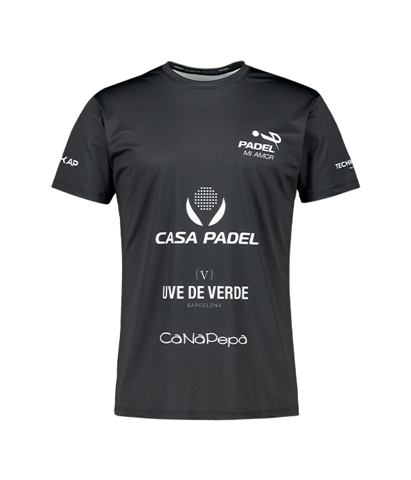 Teo Zapata Padel My Love Black T-shirt 2024