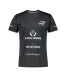 Camiseta Teo Zapata Padel Mi Amor Negro 2025