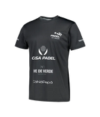 Camiseta Teo Zapata Padel Mi Amor Negro 2025