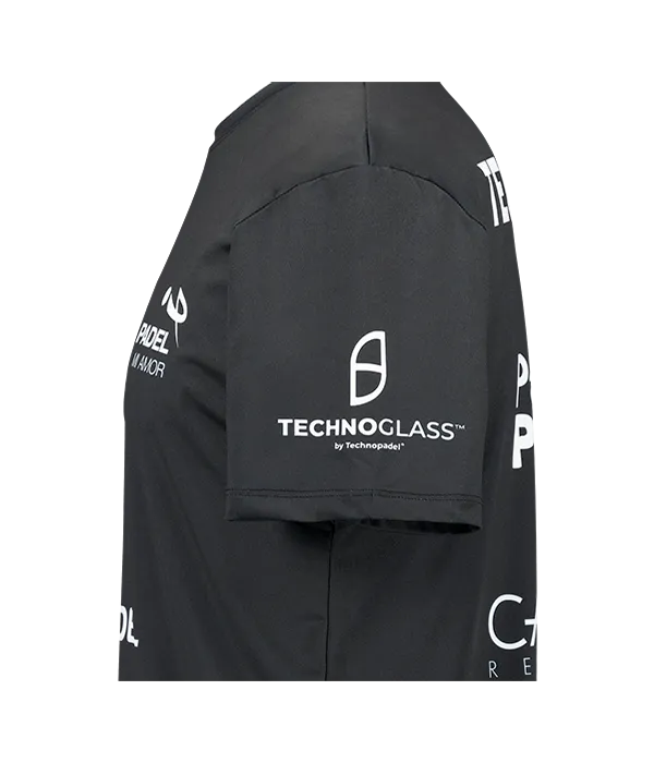 Camiseta Teo Zapata Padel Mi Amor Negro 2025