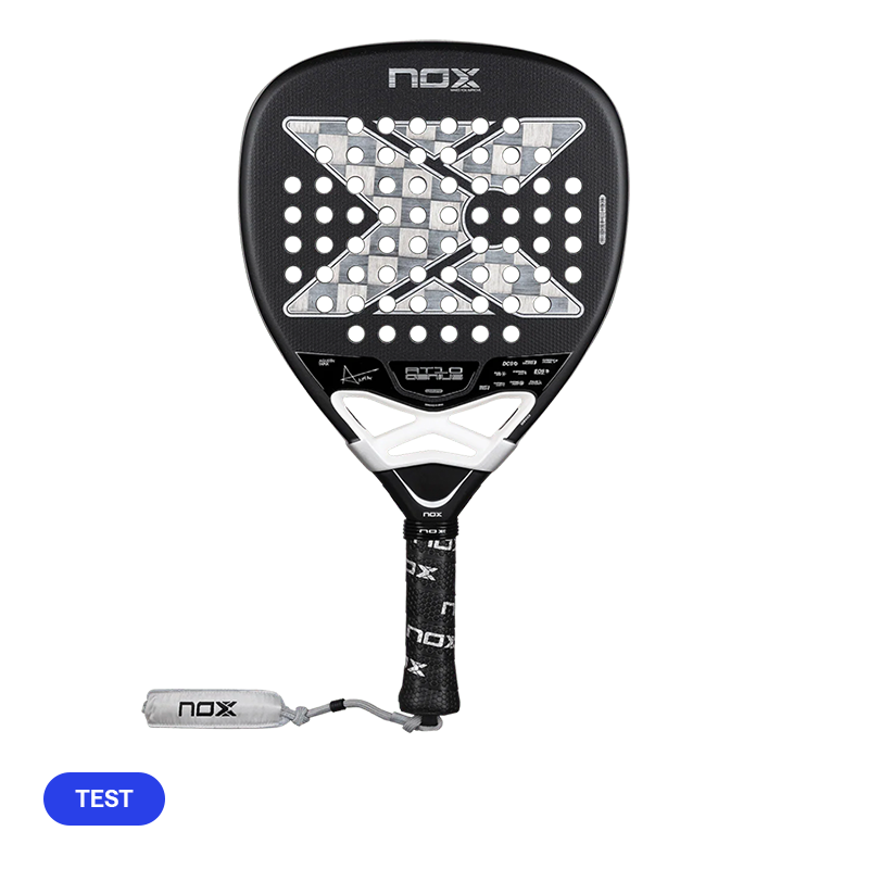 Pala de TEST Nox AT10 Genius Attack 18K by Agustin Tapia 2026