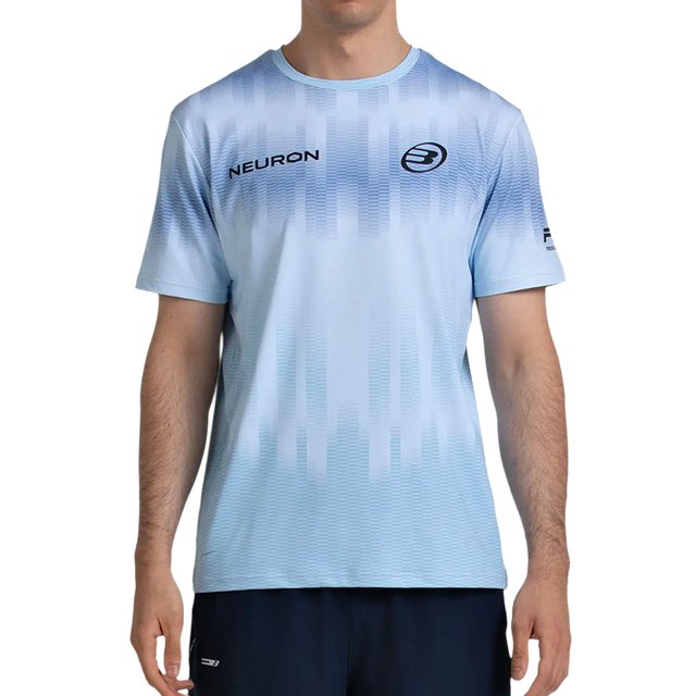 Camiseta Bullpadel Chingotto 26V Azul Glaciar 2026
