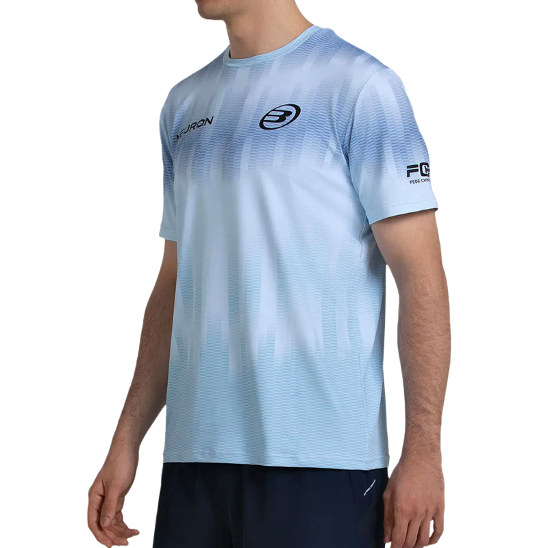 Camiseta Bullpadel Chingotto 26V Azul Glaciar 2026