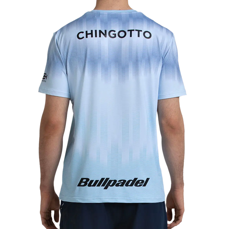 Camiseta Bullpadel Chingotto 26V Azul Glaciar 2026