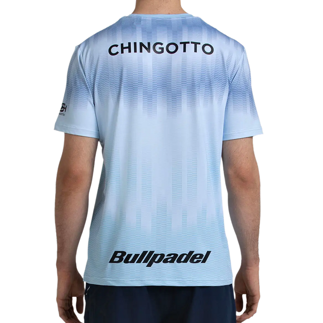 Camiseta Bullpadel Chingotto 26V Azul Glaciar 2026