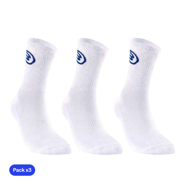 Calcetines Bullpadel BP262 Blancos (Pack x 3)