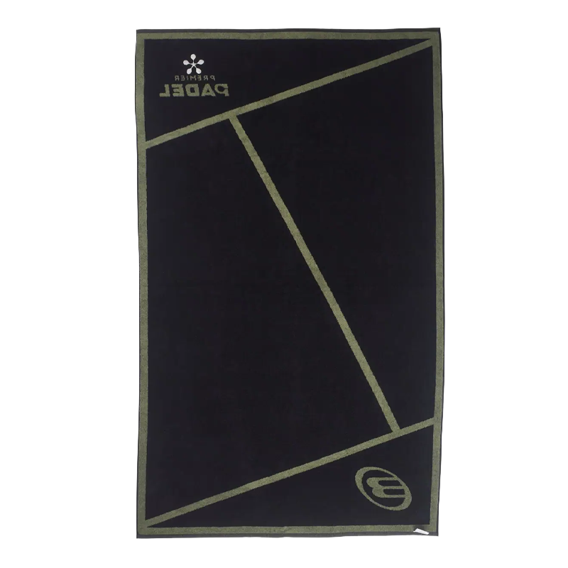 Toalha Bullpadel 100x50 Cáqui/Preto 2026