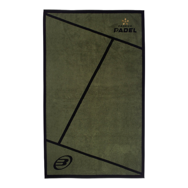 Toalla Bullpadel 150x90 Kaki/Negro 2026