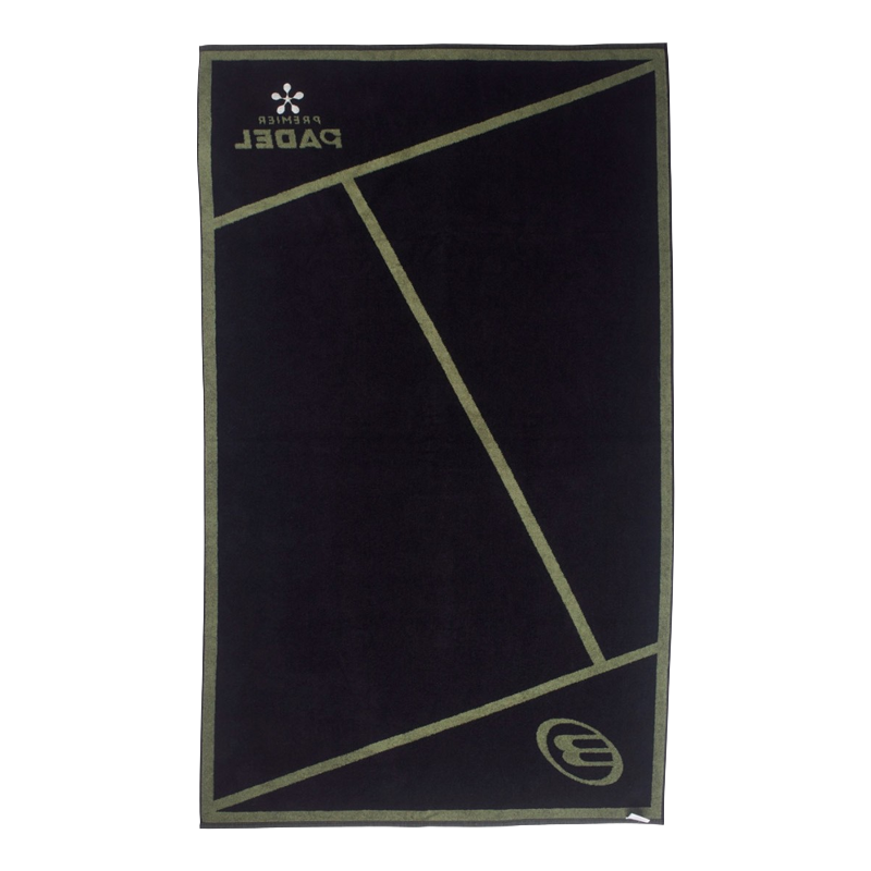 Toalha Bullpadel 150x90 Cáqui/Preto 2026