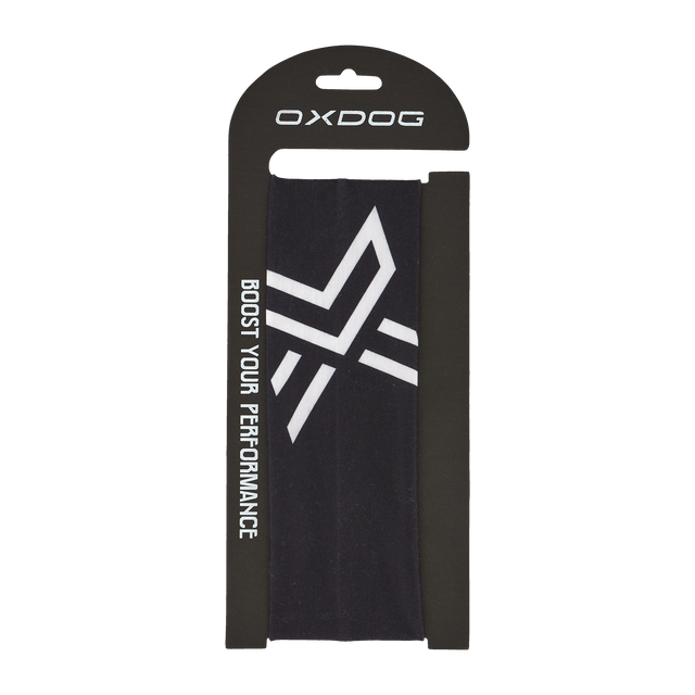 Diadema Oxdog Brillante Negro/Blanco