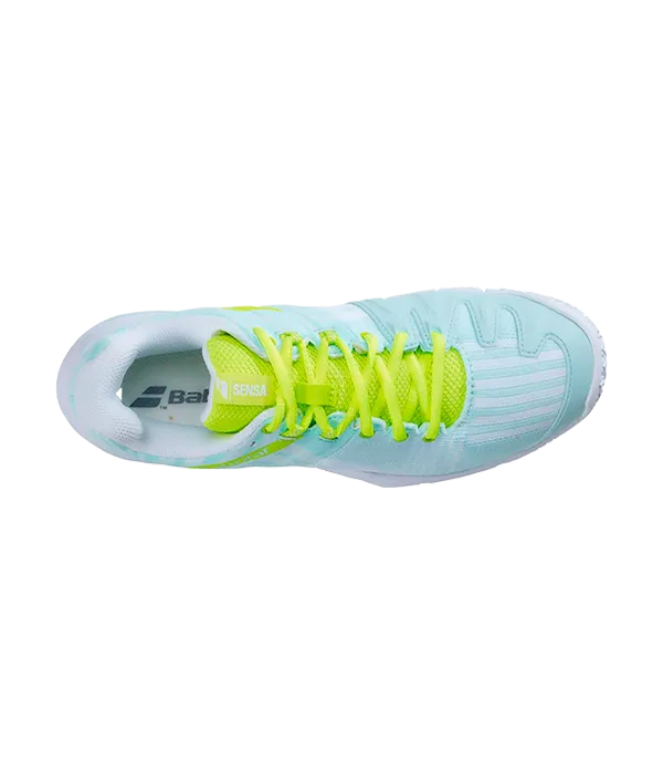 Zapatillas Babolat Sensa Blue/Sulphur Spring Women