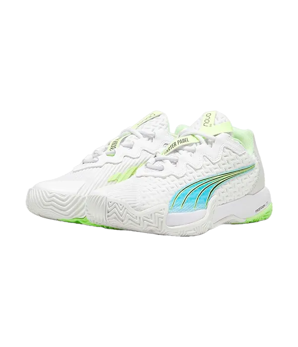 Zapatillas Puma Nova Elite White/Blue/Fizzy Apple/Grey