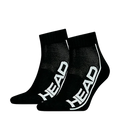 Socks Head Performance Quarter Black (Pack x2)