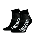 Socks Head Performance Quarter Black (Pack x2)