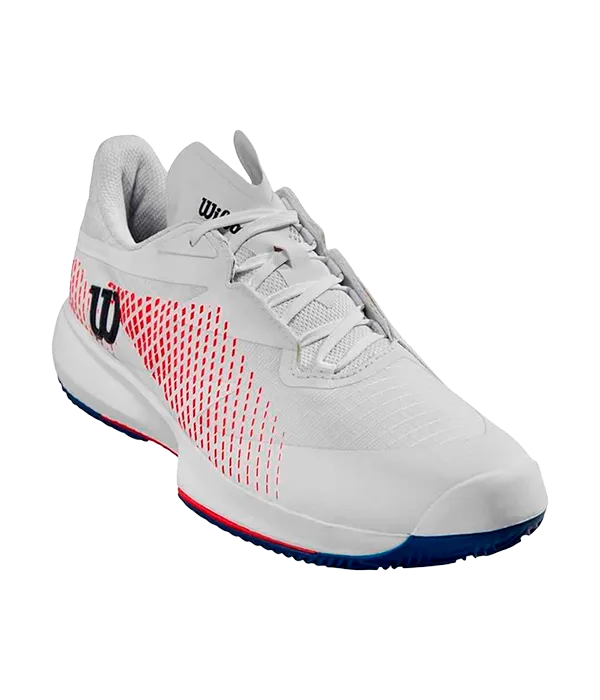 Sapatilhas de padel Wilson Caos Swift 1.5 Clay Branco/D V Azul/Wilson Red