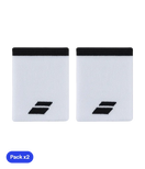 Muñequeras Babolat Jumbo Blanco/Negro (Pack x2)