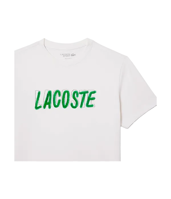 Camiseta Lacoste Ultra Dry Blanco 2025
