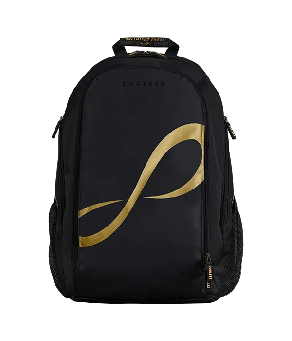 Mochila Endless Icon  Negro/Dorado