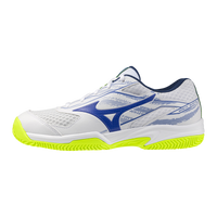 Mizuno Padelschuhe Break Shot 5 CC Weiß/Gelb 2026