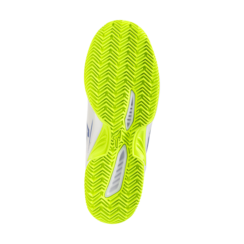Zapatillas Mizuno Break Shot 5 CC Blanco/Amarillo 2026