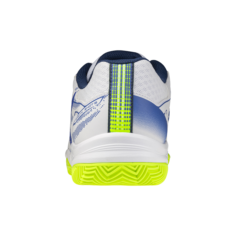 Zapatillas Mizuno Break Shot 5 CC Blanco/Amarillo 2026