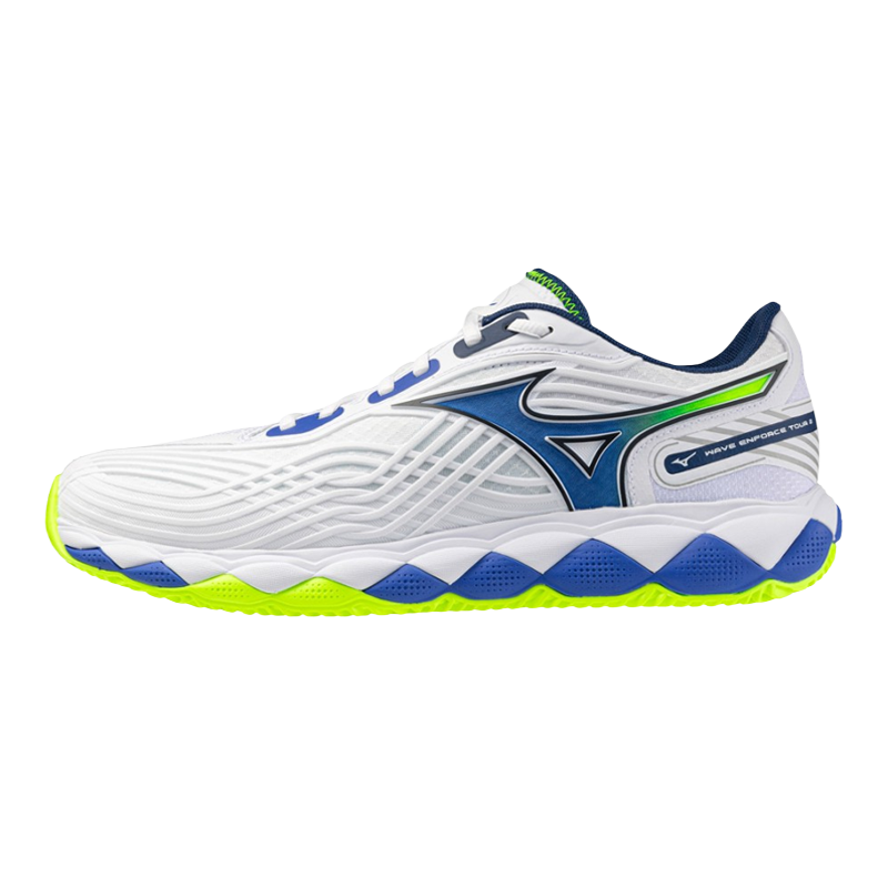 Zapatillas Mizuno Wave Enforce Tour 2  Blanco/Azul  2026