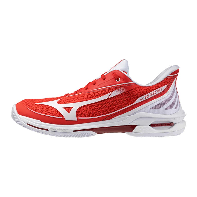 Chaussures de padel Mizuno Wave Exceed Tour 7 CC Rouge/Blanc 2026