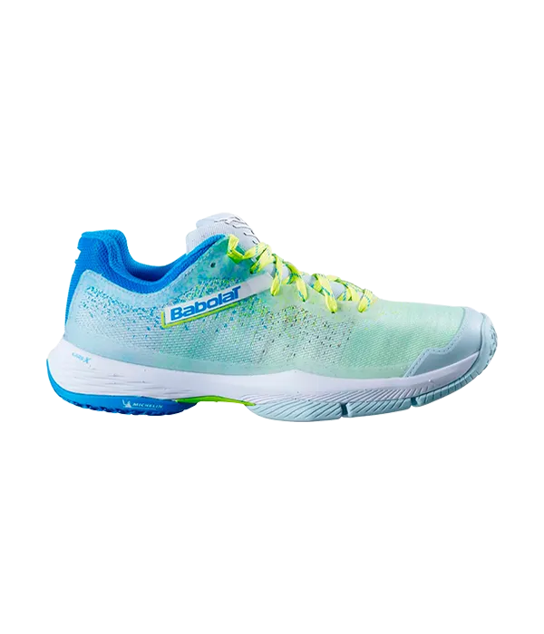 Chaussures de padel Babolat Jet Ritma Femmes Plume/Sulphur Spring