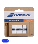 Babolat VS Original Smooth Overgrips White (Pack x3)