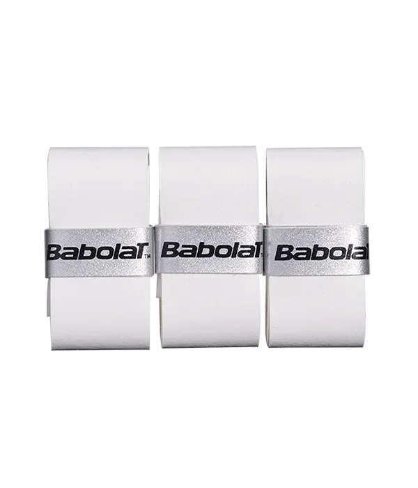 Babolat VS Original Smooth Overgrips White (Pack x3)