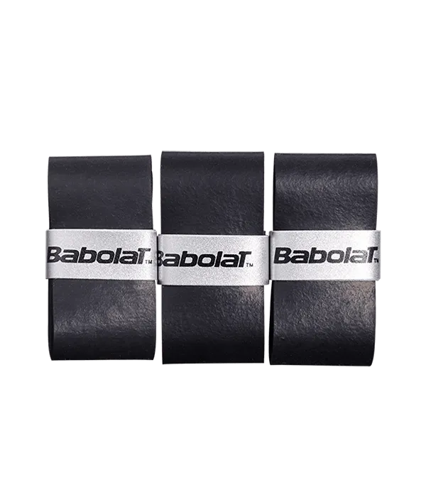 Babolat VS Original Smooth Overgrips Black (Pack x3)