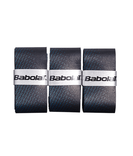 Overgrips Babolat VS Original Liso Negro/Azul 2025 (Pack x3)