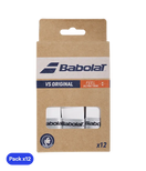 Overgrips Babolat VS Original Liso Blanco (Pack x12)