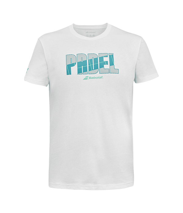 Babolat Padel Cotton T-shirt 2024 White