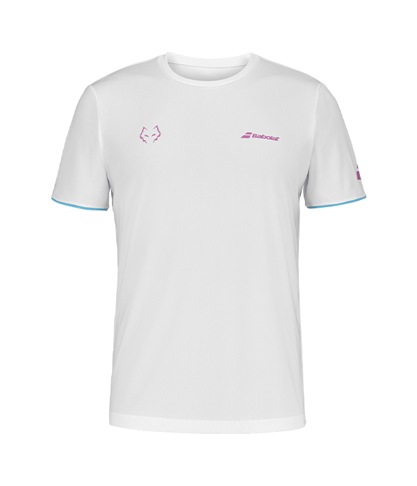 Babolat Juan Lebron Crew Neck White T-shirt 2025