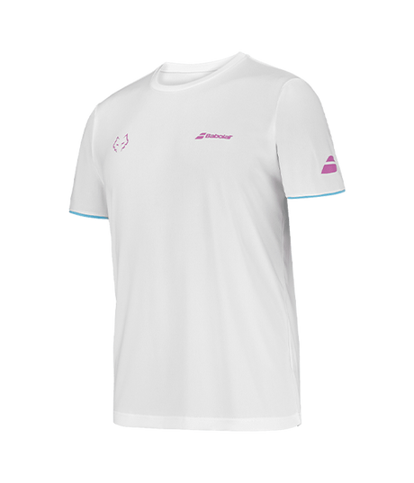 Babolat Juan Lebron Crew Neck White T-shirt 2025