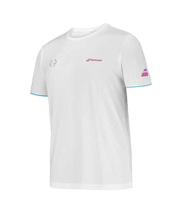 Babolat Juan Lebron Crew Neck White T-shirt 2025