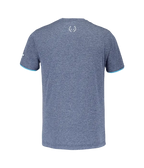 Camiseta Babolat Crew Azul Logo Blanco 2025 J. Lebrón