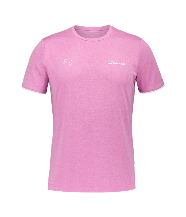 Camiseta Babolat Juan Lebrón Crew Neck Rosa 2025